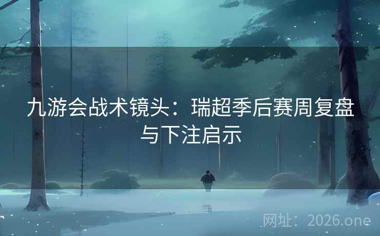 九游会战术镜头：瑞超季后赛周复盘与下注启示
