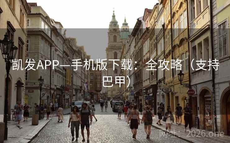 凯发APP—手机版下载：全攻略（支持巴甲）