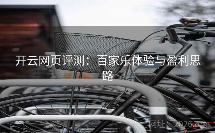 开云网页评测：百家乐体验与盈利思路